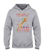 Load image into Gallery viewer, Assuming I'm Just An Old Lady Was Your First Mistake Hoodie
