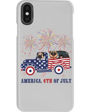 Load image into Gallery viewer, America 4th Of July Truck Pug Gift For Dog Lovers Phone case
