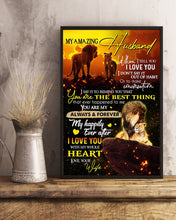 Load image into Gallery viewer, Wife Gift For Husband On Anniversary You Are The Best Thing Vertical Poster

