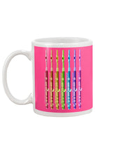 Load image into Gallery viewer, Seven Flute Rainbow Design Gift For Flute Lovers Mug
