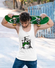 Load image into Gallery viewer, Funny Cat Playing Drums Great Gift For Cat Lovers Unisex Tank Top
