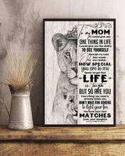 Load image into Gallery viewer, Daughter Gift For Mom With Meaningful Words How Special You're To Me Vertical Poster
