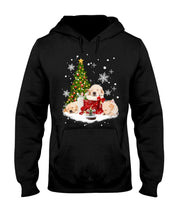 Load image into Gallery viewer, Funny Golden Retrievers Sleep In Red Boots Gift For Dog Lovers Hoodie
