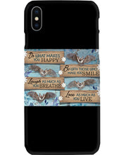 Load image into Gallery viewer, Do What Makes You Happy With Bats Gift For Girls Phone case

