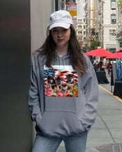 Load image into Gallery viewer, American Flag Sky Flower German Shepherd Gift For Dog Lovers Hoodie
