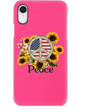 Load image into Gallery viewer, Peace Sign Sunflower Birthday Gift For Girls Phone case
