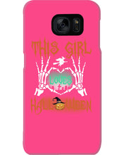 Load image into Gallery viewer, This Girl Loves Halloween Gift For Girls Phone case
