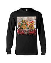 Load image into Gallery viewer, Giraffe Red Car Merry Christmas Gift For Giraffe Lovers Unisex Long Sleeve
