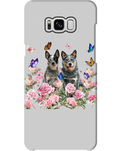 Load image into Gallery viewer, Australian Cattle Dog Butterflies Peony Gift For Dog Lovers Phone case
