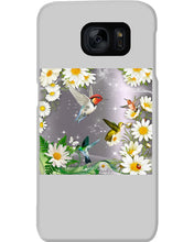 Load image into Gallery viewer, Hummingbird With English Daisy Gift For Birds Lovers Phone case
