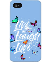 Load image into Gallery viewer, Butterfly Live Laugh Love Gift For Lover Phone case
