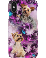 Load image into Gallery viewer, Cairn Terrier Floral Background Special Custom Design For Dog Lovers Phone case
