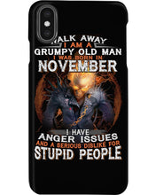 Load image into Gallery viewer, Walk Away I Am A Grumpy Old Man Who Was Born In November Birthday Gift Phone case
