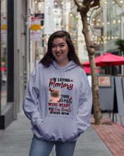 Load image into Gallery viewer, Gift For Angel Dad Red Butterflies Your Wings Were Ready Hoodie
