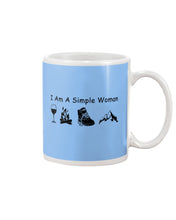 Load image into Gallery viewer, Simple Woman Loves Wine Camping Shoes And Climbing Mug
