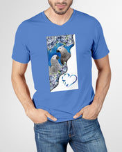 Load image into Gallery viewer, Magical Gray Couple African Parrot Gift For Bird Lovers Guys V-Neck
