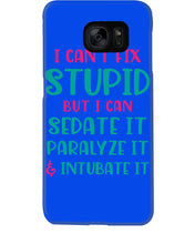Load image into Gallery viewer, I Can't Fix Stupid But I An Sadate It Gift For Girls Phone case
