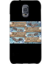 Load image into Gallery viewer, Do What Makes You Happy With Bats Gift For Girls Phone case
