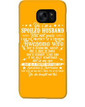 Load image into Gallery viewer, Shes Stubborn Messy And A Brat At Times Black Gift For Husband Phone case
