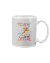 Load image into Gallery viewer, Assuming I'm Just An Old Lady Was Your First Mistake Mug
