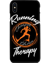 Load image into Gallery viewer, Running Cheaper Than Therapy Gift For Running Lovers Phone case
