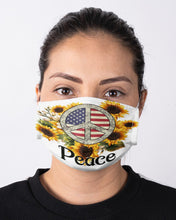 Load image into Gallery viewer, Peace Sign Sunflower Birthday Gift For Girls Cloth Face Mask
