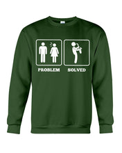 Load image into Gallery viewer, Vintage Funny Problem And Solved Gift For Saxophone Musicians Sweatshirt
