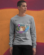 Load image into Gallery viewer, I Believe There Are Angels Among Us Gift For Chihuahua Lovers Unisex Long Sleeve
