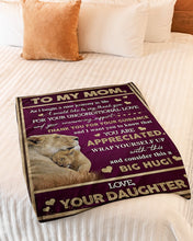 Load image into Gallery viewer, Daughter Gift For Mom Wrap Yourself Up With This Blanket Fleece Blanket

