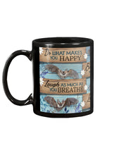 Load image into Gallery viewer, Do What Makes You Happy With Bats Gift For Girls Mug
