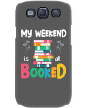 Load image into Gallery viewer, Vintage Funny My Weekend Booked Gift For Book Lovers Phone case
