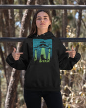 Load image into Gallery viewer, UFA Dinosaur T Rex Sky Full Of Stars Hoodie
