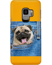 Load image into Gallery viewer, baby Pug In Denim Pocket Gift For Dog Lovers Phone case

