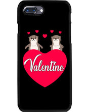 Load image into Gallery viewer, Couple Otter Valentine's Day Gift For Otter Lovers Phone case
