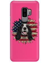 Load image into Gallery viewer, English Cocker Spaniel US Sunflower Gift For Dog Lovers Phone case
