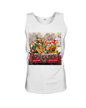 Load image into Gallery viewer, Giraffe Red Car Merry Christmas Gift For Giraffe Lovers Unisex Tank Top
