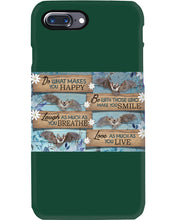 Load image into Gallery viewer, Do What Makes You Happy With Bats Gift For Girls Phone case
