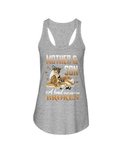 Load image into Gallery viewer, Mother And Son A Bond That Can't Be Broken Ladies Flowy Tank
