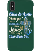Load image into Gallery viewer, Chica De Agosto Puede Que No Sea Perfecta Pero Jesus Trending Phone case
