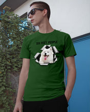 Load image into Gallery viewer, Six Feet People Alaska Husky  Unique Custom Design For Dog Lovers Guys Tee
