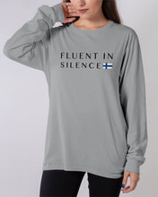 Load image into Gallery viewer, Fluent In Silence Custom Design For Personalized Nation Gift Unisex Long Sleeve
