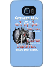 Load image into Gallery viewer, October Man Son Of God Birthday Meaningful Gift For Men Phone case
