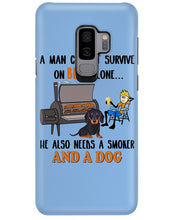 Load image into Gallery viewer, A Man Loves Beer And Dachshund Gift For Dog Lovers Phone case
