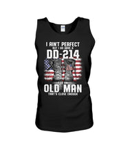 Load image into Gallery viewer, I Ain't Perfect But I Do Have A DD-214 For An Old Man Trending Unisex Tank Top
