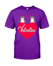 Load image into Gallery viewer, Couple Otter Valentine's Day Gift For Otter Lovers Guys Tee
