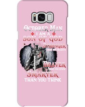 Load image into Gallery viewer, October Man Son Of God Birthday Meaningful Gift For Men Phone case
