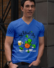 Load image into Gallery viewer, Basketball Saint Patrick's Day Gift For Basketball Lovers Guys V-Neck
