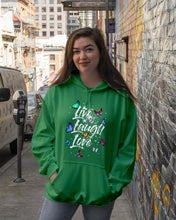 Load image into Gallery viewer, Butterfly Live Laugh Love Gift For Lover Hoodie
