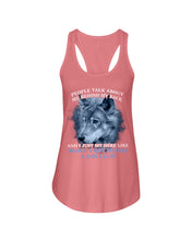 Load image into Gallery viewer, People Talk About Me Behind My Back And I Just Sit Here Like Ladies Flowy Tank
