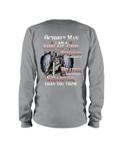 Load image into Gallery viewer, October Man Son Of God Birthday Meaningful Gift For Men Unisex Long Sleeve
